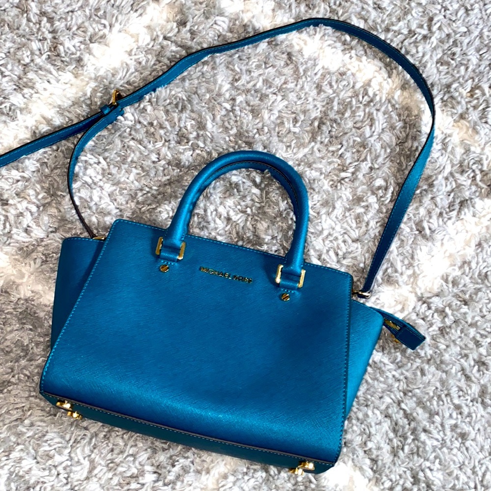Michael Kors teal purse